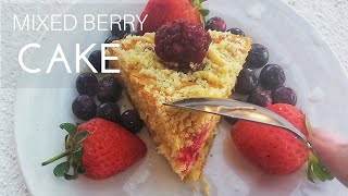 MIXED BERRY CAKE [upl. by Galliett]