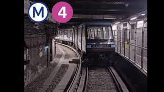 LIGNE 4 BAGNEUX LUCIE AUBRAC DEPAR DU MP89 IDFM [upl. by Sletten]