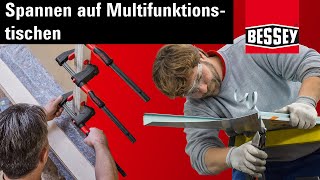 Schulung Spannen auf Multifunktionstischen Aufzeichnung vom 13082024  BESSEY ToolTalk [upl. by Quartana]