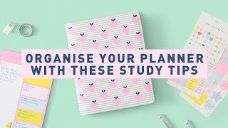 Organise your Planner with these Study Tips [upl. by Furey]