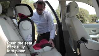 Britax Safety Installation Kidfix XP SICT Car Seat [upl. by Nami745]