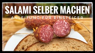 Salami selber machen  Anleitung für Einsteiger I The BBQ Bear I [upl. by Nalad]