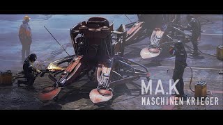 MaK Maschinen Krieger Pigeon Manned Type Scout Flyer Concept Art [upl. by Niar]