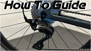 Shimano 105 R7100 12 Speed Rear Derailleur Fitting Guide [upl. by Basilius]