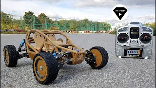 How to make amazing rc car out of cardboard buggy [upl. by Earehc326]