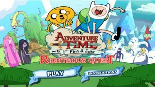 Cartoon Network Games Adventure Time  Righteous Quest Full Walkthrough [upl. by Annodam]