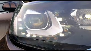 Vw polo headlight removal and bulb change [upl. by Amlas]