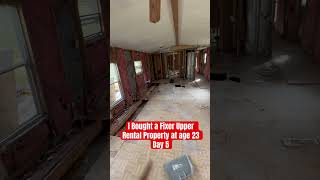 I Bought a Fixer Upper Rental Property at age 23 Day 5 [upl. by Eekram]