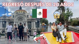 MI PRIMO LLEGÓ A MÉXICO CON SUS AMIGOS COREANOS Xochimilco Coyoacán Centro y más [upl. by Kurr]