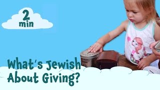 What Is Jewish About Giving An Intro to Tzedakah for Parents [upl. by Raeann]