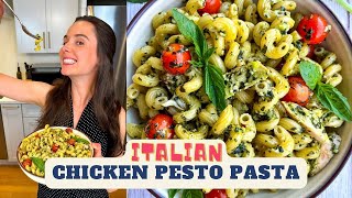 Italian Pesto Chicken Pasta [upl. by Bonine]