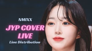 NMIXX  ‘JYP COVER LIVE’ Line DistributionColor Coded [upl. by Meihar708]