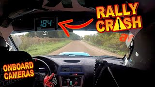 ONBOARD Rally crashes 2022 by Chopito Rally Crash [upl. by Yelwar]