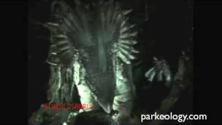 Disneys Dinosaur ride the BEST ride through in full night vision [upl. by Sherburne]