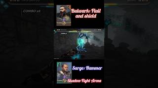 Bulwark vs Sarge Shadow Fight Arena PVP 3v3 ranked recorded at 05x speed [upl. by Marduk]