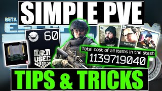 PVE TIPS FOR EASY MONEY  RAIDS Escape From Tarkov PVE [upl. by Nyladnor]