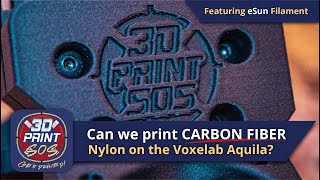 Can the Aquila print Carbon Fiber Nylon [upl. by Esma]