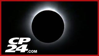 WATCH Timelapse of 2024 total solar eclipse over Ontario [upl. by Elfrida]