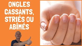 Ongles cassants striés et abîmés  Mes recettes [upl. by Yeslaehc565]