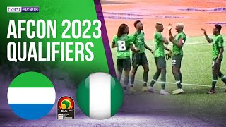 Sierra Leone vs Nigeria  AFCON 2023 QUALIFIERS HIGHLIGHTS  06182023  beIN SPORTS USA [upl. by Ibrab]