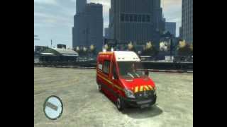 Mercedes Sprinter VSAV Sapeurs Pompiers de Paris  By MisterPC [upl. by Ynos]