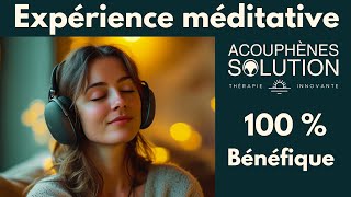 Acouphènes Solution Expérience méditative 100  bénéfique Musique  Bruit blanc [upl. by Gnud143]