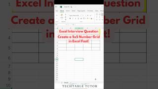 How to Use Excel’s SEQUENCE Function to Create a Number Grid in Seconds excel exceltricks [upl. by Dranyl]