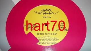 Mantus Boogie To The Bop W DRUM INTRO 12 VERSION [upl. by Cirted]