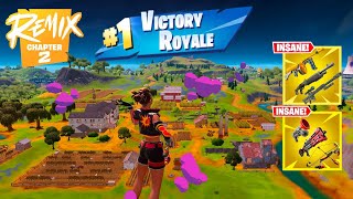 114 Kill Solo Vs Squads Wins Gameplay Full Game Fortnite Chapter 2 Remix Ps4 Controller [upl. by Revorg]