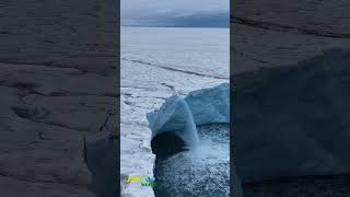 The melting of Antarctic glaciers formed a spectacfyp シ゚ reels virals Amazingphotographers [upl. by Minsk]