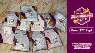 Meesho HUGE trending saree haul for wedding and party wear collection top 5 Saree unboxing amp review [upl. by Rafter829]