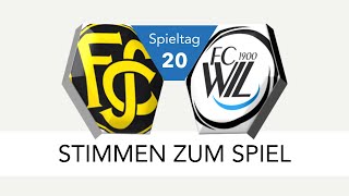 Stimmen zum Spiel FC Schaffhausen  FC Wil 1900 [upl. by Mchenry]