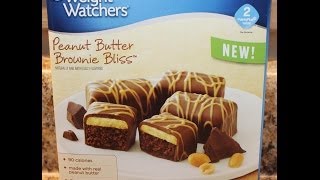 Weight Watchers Peanut Butter Brownie Bliss Review [upl. by Ardisi]