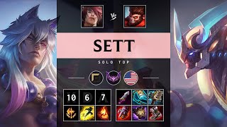 Sett Top vs Wukong Rampage  NA Master Patch 1422 [upl. by Htidirrem656]