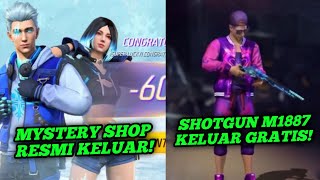 RESMI KELUAR‼️MYSTERY SHOP BULAN DESEMBER 2023  EVENT SKIN SHOTGUN M1887 GRATIS  Free Fire [upl. by Michelina]