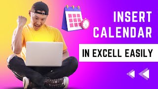 How to Insert a Calendar in Excel  Quick and Easy Methods [upl. by Kcolttam]