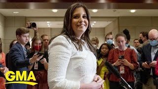 Elise Stefanik voted into GOP leadership  GMA [upl. by Cerell]