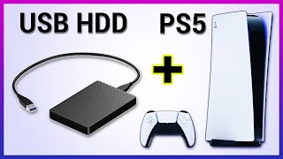 How To Setup External USB Hard Drive On PS5 [upl. by Malonis742]