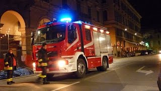 Vigili Del Fuoco arrivano su incendio appartamento  Pompieri in azioneintervento in diretta [upl. by Ralf]