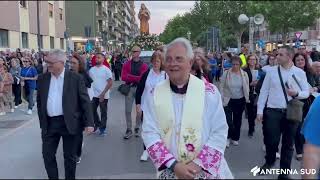 23 MAGGIO 2024  TARANTO IN MIGLIAIA PER LA PROCESSIONE DI SANTA RITA [upl. by Hauger]