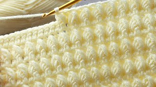 Great 💯👌Very easy crochet baby blanket model explanation for beginners crochet [upl. by Annoynek]