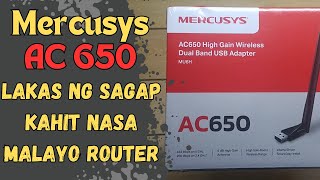 Mercusys AC650  Unboxing  Testing [upl. by Beckman507]