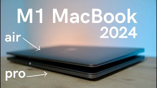 M1 Macbook Pro vs Macbook Air  WHICH ONE TO BUY IN 2024 [upl. by Eihpos]