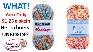 WOW YARN for Only 125 at Herrschners UNBOXING Let me show you herrschners [upl. by Phillip62]