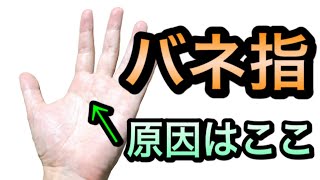 【バネ指 改善】指の引っ掛かりを60秒で改善する簡単な方法 【熊谷市 整体院枇杷Biwa】 [upl. by Akehsay]