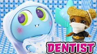 Distroller World NeoNate Baby Lloyd Goes to the Dentist Featuring LOL Surprise Dolls and Queen Bee [upl. by Yenots640]