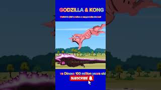 GODZILLA amp KONG vs Dinosa 100 million years old  mutant monster reviewgodzilla cartoon animation [upl. by Masry]