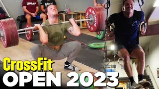 245lb Olympic Lifter Tries Crossfit Open 231 [upl. by Alegre934]