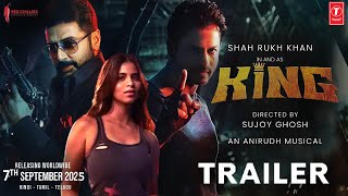 The King  Trailer  Shah Rukh Khan Abhishek Bachchan  Suhana Khan  Guri khan  2025 [upl. by Ahsini826]