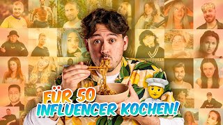 Ich koche für über 50 YouTuber [upl. by Solotsopa]